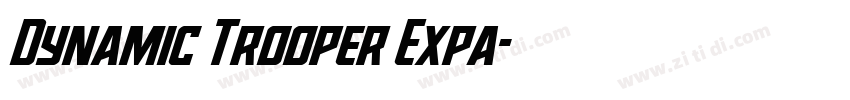 Dynamic Trooper Expa字体转换